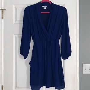 Bar III Royal Blue Tie-Back Dress